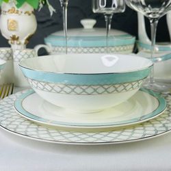 Lenardi 145-622 Салатник 18см ВЕРСАЛЬ в под.уп.(х24)Костяной фарфор