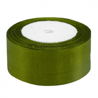 Лента Атласная 3,8см*22,85м Хаки