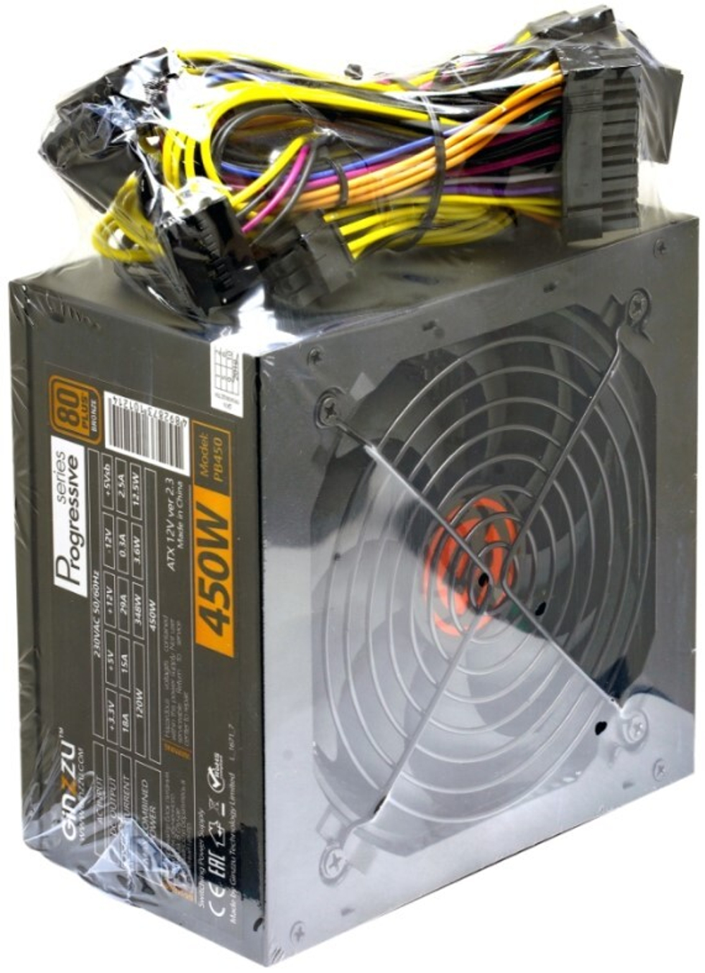 Блок питания ATX Ginzzu PB450