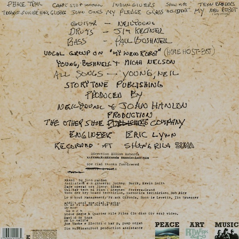 Neil Young / Peace Trail (LP)