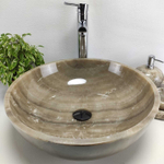 Раковина из оникса Bowl Grey Medium TinLip BO-61036 45*45*15