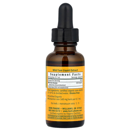 Herb Pharm, Дикий ямс, 30 мл (1 жидк. Унция)