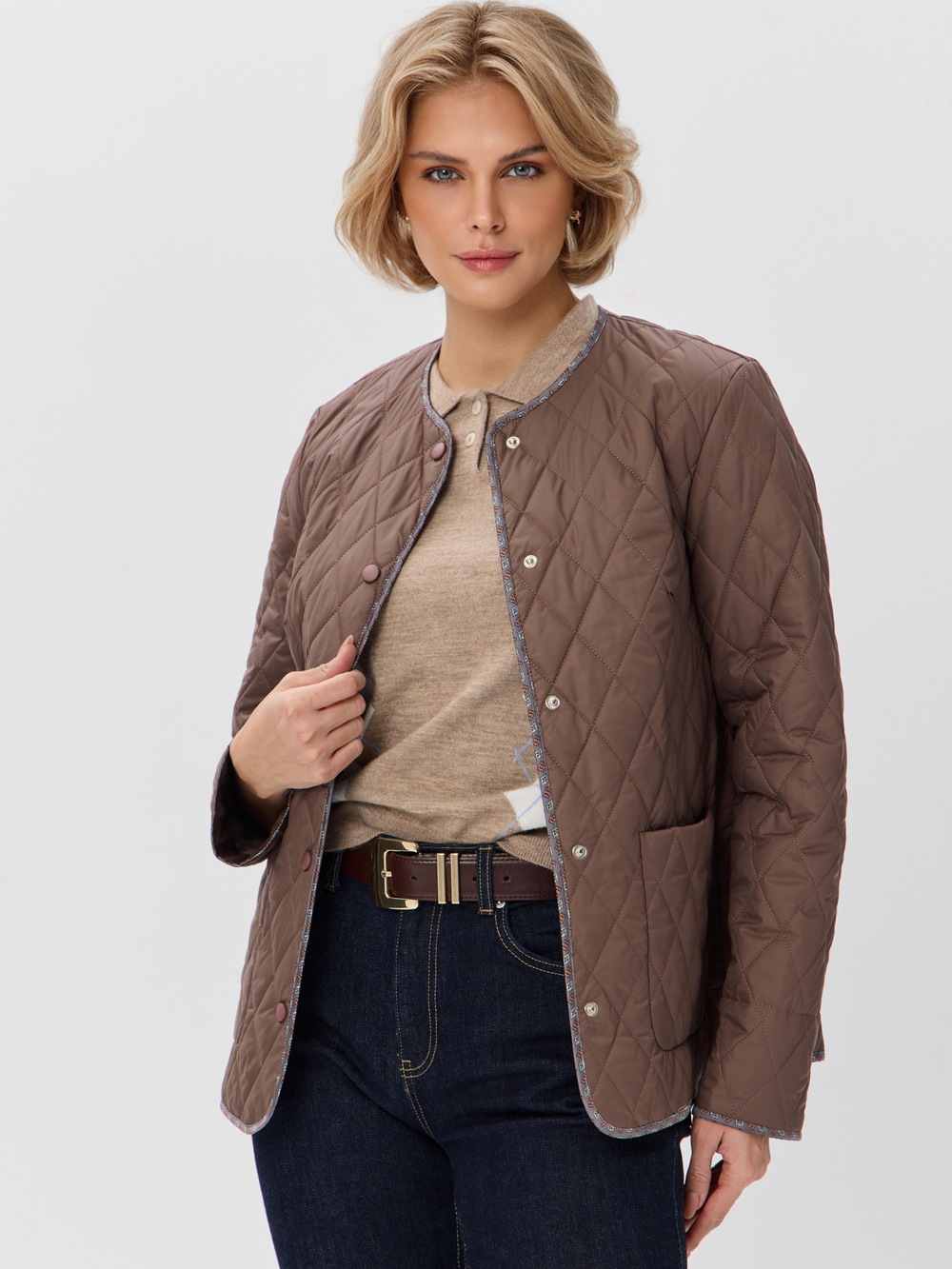 Куртка-жакет стеганая шанель на кнопках