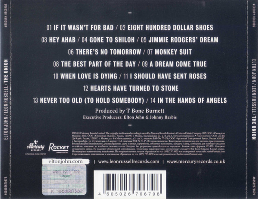 Elton John / Leon Russell / The Union (RU)(CD)