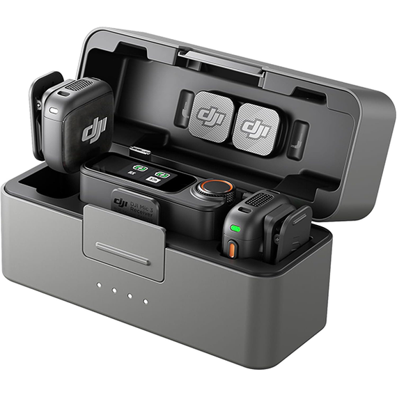Беспроводной микрофон DJI Mic 3 (2 TX + 1 RX + Charging Case)