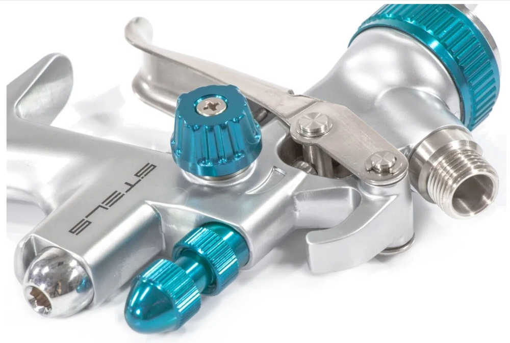 Краскораспылитель AG 901 LVMP профессиональный, гравитационного типа, сопло 1.3 и 1.1 мм Stels 57365