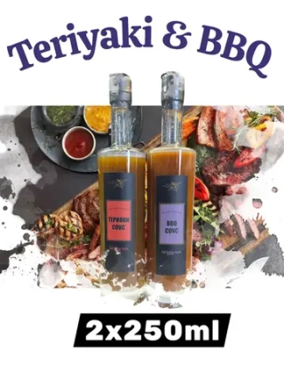 Терияки и Барбекю соусы, набор (2 шт*250 мл)