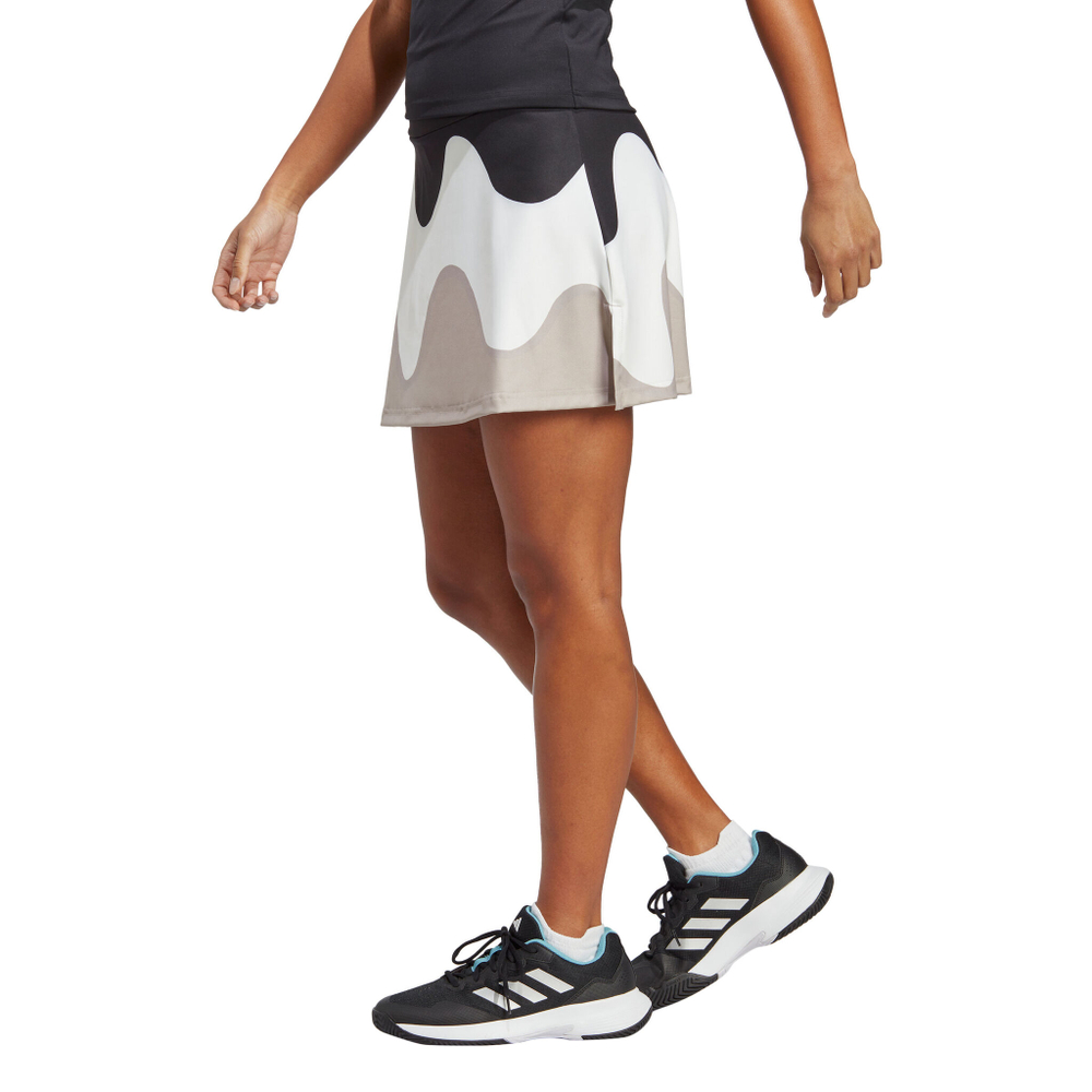 Женская теннисная юбка adidas Marimekko Skirt Women - Black, Multicoloured