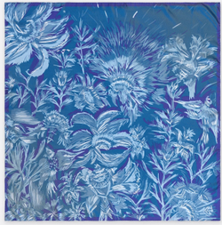 Платок LENA SOIE BLEUПлаток 100% Petrusse 90x90 Синий