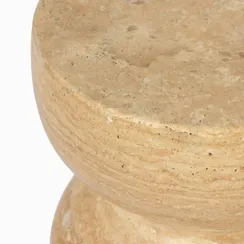 Кофейный стол Sand Ø28х45 см, бежевый индийский мрамор