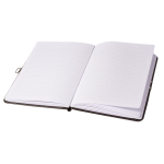 Записная книжка в футляре 16 см * 22 см, 7БЦ, Alingar, иск. кожа, поролон, замочек, 80 л, клетка, "Космонавт с флажком"