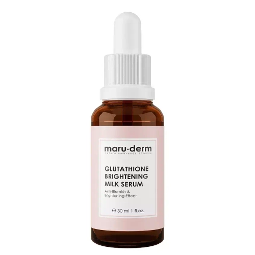 Maruderm, Глутатионовая отбеливающая молочная сыворотка против пятен Glutathione Brightening Milk Serum, 30 мл.