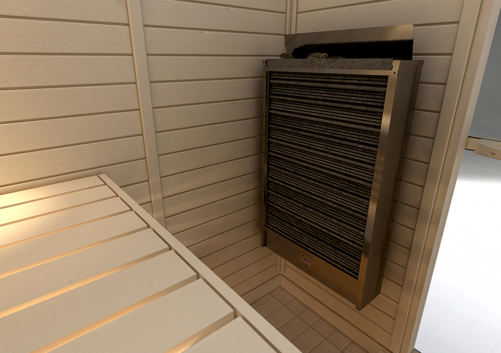 Электрическая печь SAWO CIRRUS 3 CIR3-90NS-P (9 кВт, нержавейка), выносной пульт (пульт и блок мощности докупаются отдельно)