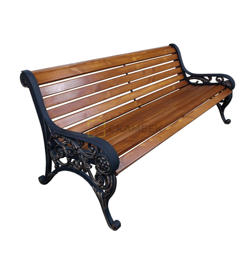 Скамейка парковая «Ренессанс» (1,8 м ангарская сосна)