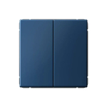 ARTGALLERY 2-клавишный ВЫКЛЮЧАТЕЛЬ, 10АХ, механизм, быстрозажим. клем., АКВАМАРИН