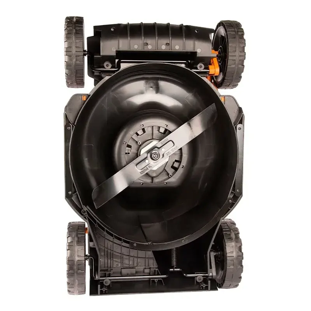 WORX WG743E аккумуляторная газонокосилка (2 x 4 Ач, ЗУ)