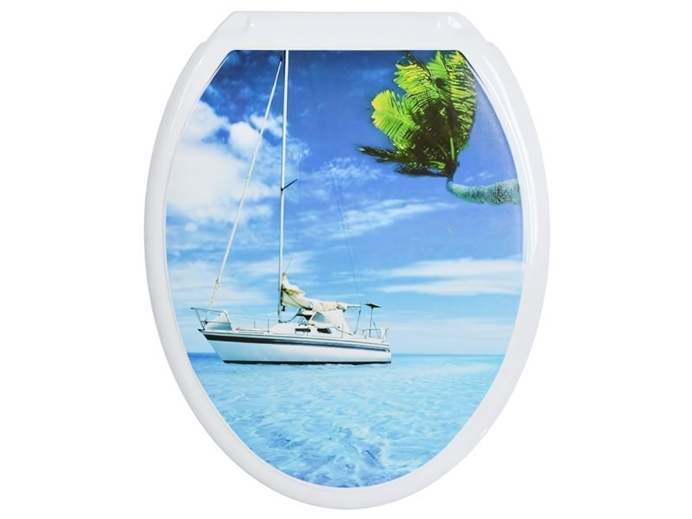 Сиденье для унитаза "Яхта" белое