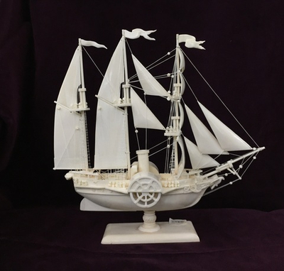 Колёсный парусник