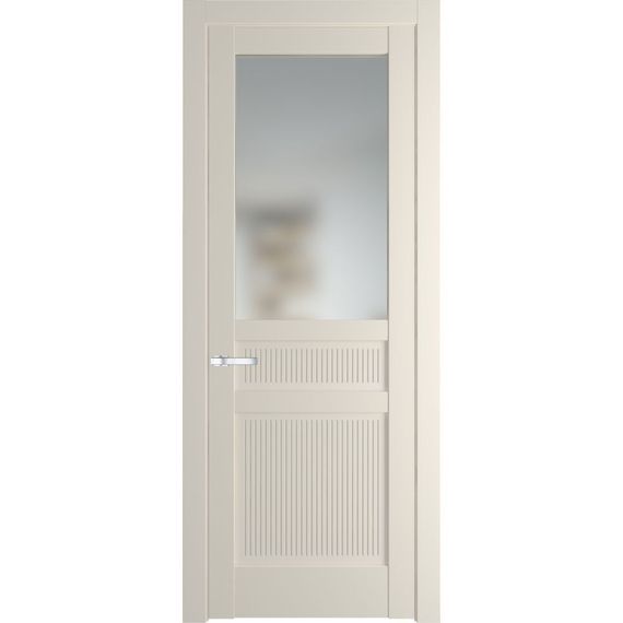 Межкомнатная дверь эмаль Profil Doors 2.3.2PM кремовая магнолия остеклённая