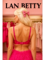 Бюстгальтер без косточек с паралоном декольте CD