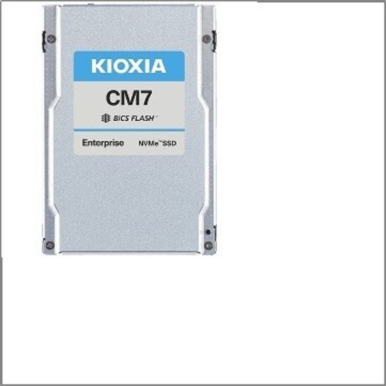 Накопитель SSD KIOXIA 2.5 (U3 15mm) Enterprise CM7-V, 6.4TB, PCIe 5.0 1x4, NVMe2.0, 14000MB/s/6750MB/s, BiCS FLASH TLC, 3 DWPD KCMY1VUG6T40