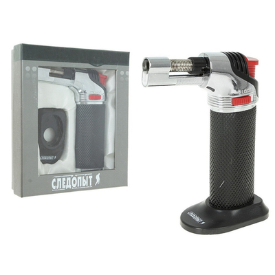 Мини-горелка газовая универсальная "СЛЕДОПЫТ-GTP-R01", с возможностью перезаправки (Следопыт)