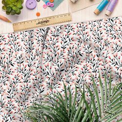 Ткань оксфорд 210 цветочный рисунок с летним цветком