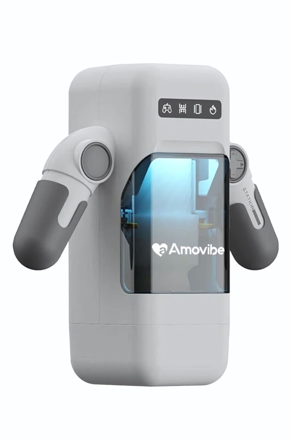 Белый инновационный робот-мастурбатор Game Cup (Цвет: белый)