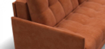 Диван BOSS 2.0 LOFT велюр Alkantara оранж