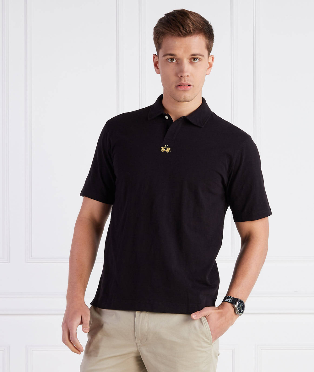 Поло La Martina - черный(CCMP05 JS259)