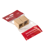 Соединитель (25x25) (4 шт) светлое дерево EKF-Plast