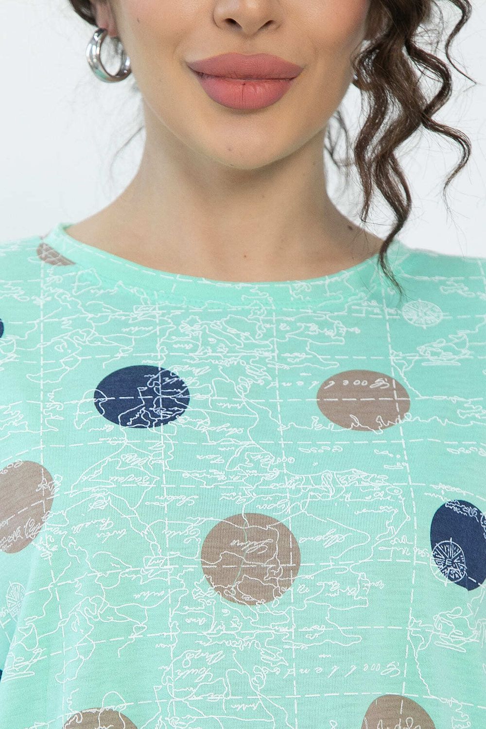 Блуза Тори (зеленая) Б13520-20М LT Collection