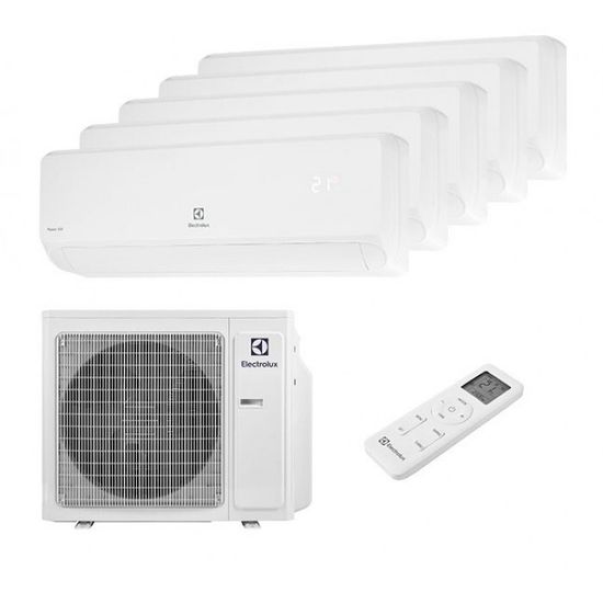 Мульти сплит-система на 5 комнат Electrolux серия Fusion (20+20+20+20+20 кв.м.)