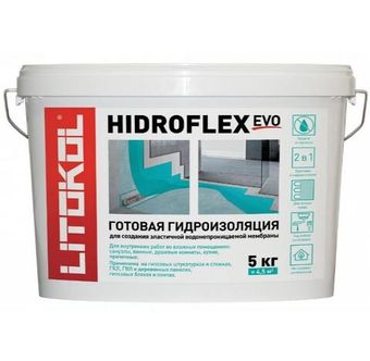 Гидроизоляционная мембрана Hidroflex 5 кг