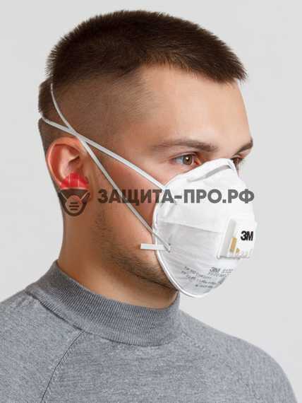 Респиратор 3M 8122, FFP2, с клапаном выдоха
