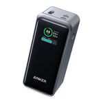 Внешний аккумулятор Anker Prime (20000 мА·ч) Проводная зарядка: 2 USB-C, USB-A. Беспроводная зарядка: нет. Есть дисплей. Энергоёмкость — 72 Вт·ч. Максимальная выходная мощность — 100 Вт