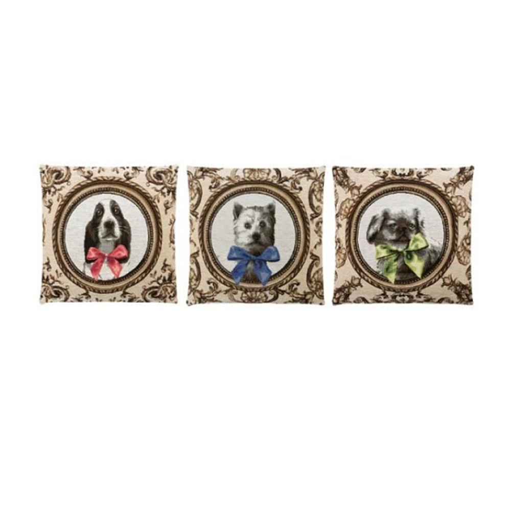 Подушка Собака с бантом [Арт. 1191]