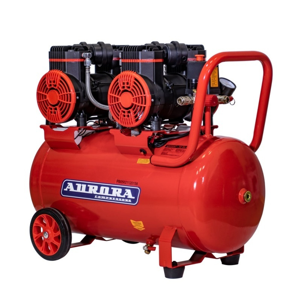 Компрессор PASSAT-50 BLACK тихий, без масл. (45л, 500л/мин, 2.9кВт)