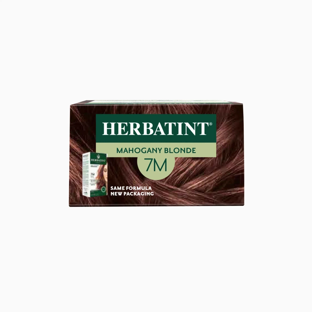 7M МАХАГОН БЛОНДИН - гель-краска для волос HERBATINT, 170 мл / из Европы /
