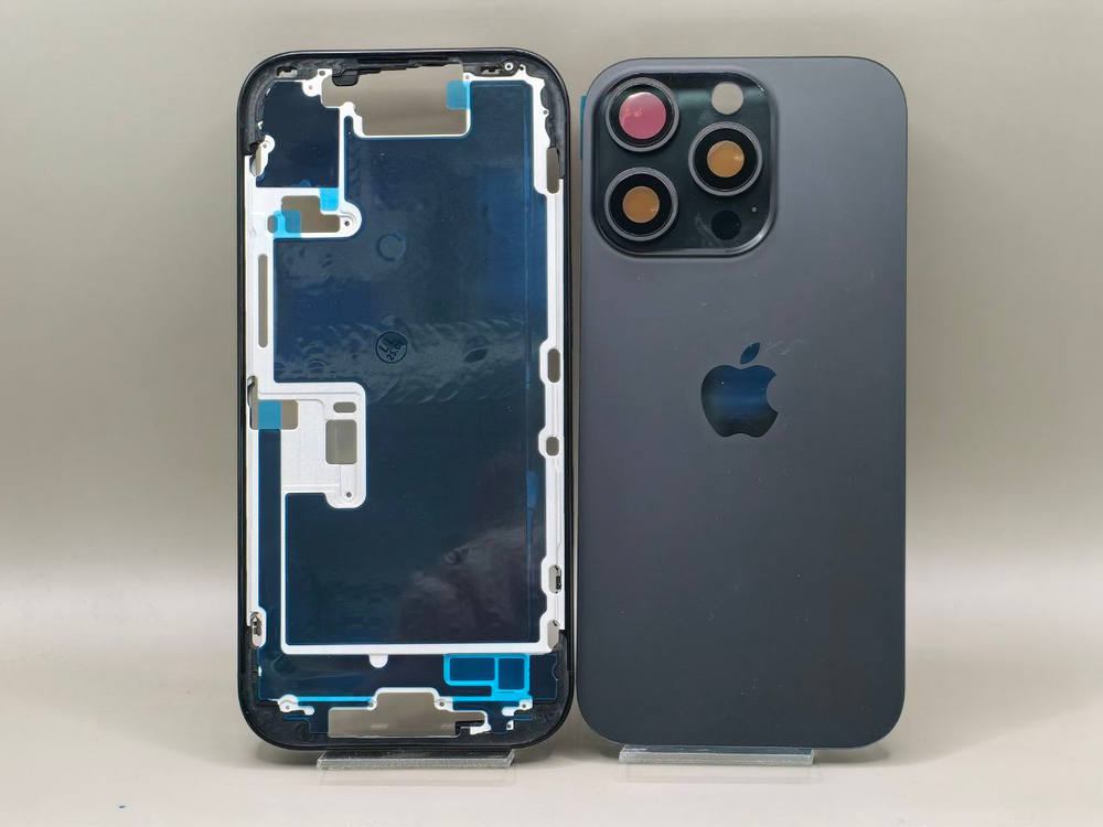 Корпус iPhone 16 Pro Black Titan/ Черный титан ориг