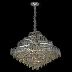 Citilux NAIAD CL315191 Люстра хрустальная подвесная Хром