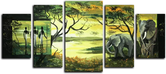 Модульная картина"Саванна"