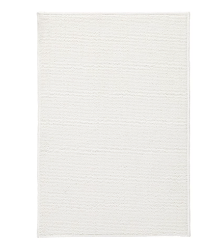 ФИНТСЕН FINTSEN Коврик для ванной, белый, 40x60 см