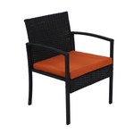 Набор мебели Бостон арт.SFS002 черный, оранжевый "Garden story"