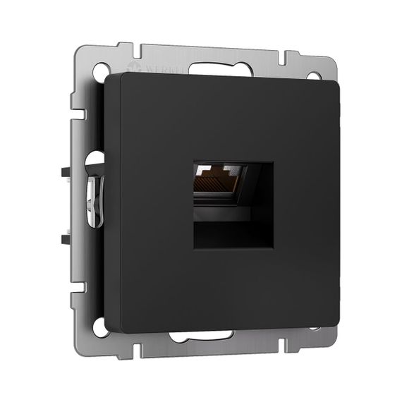 Розетка Ethernet RJ-45 cat. 6A экранированная (черный матовый) W5120108/ a069685