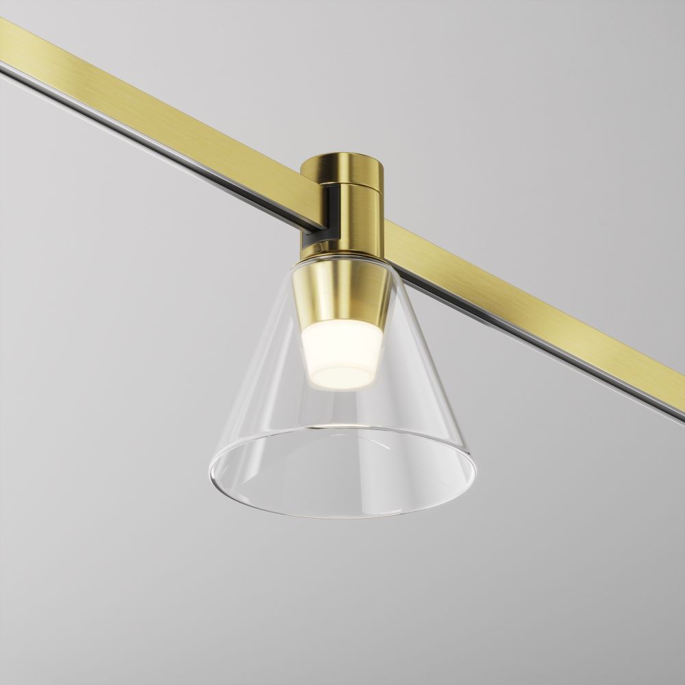 Трековый магнитный светодиодный светильник Maytoni Flarity Bianca TR147-1-3W3K-BS