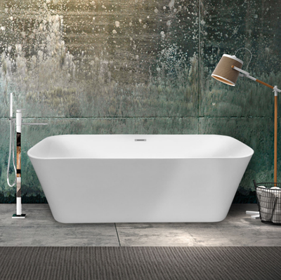 Ванна акриловая Vincea VBT-401-1700MW, 1700*800*580, цвет белый мат, слив-перелив в комплекте, , шт