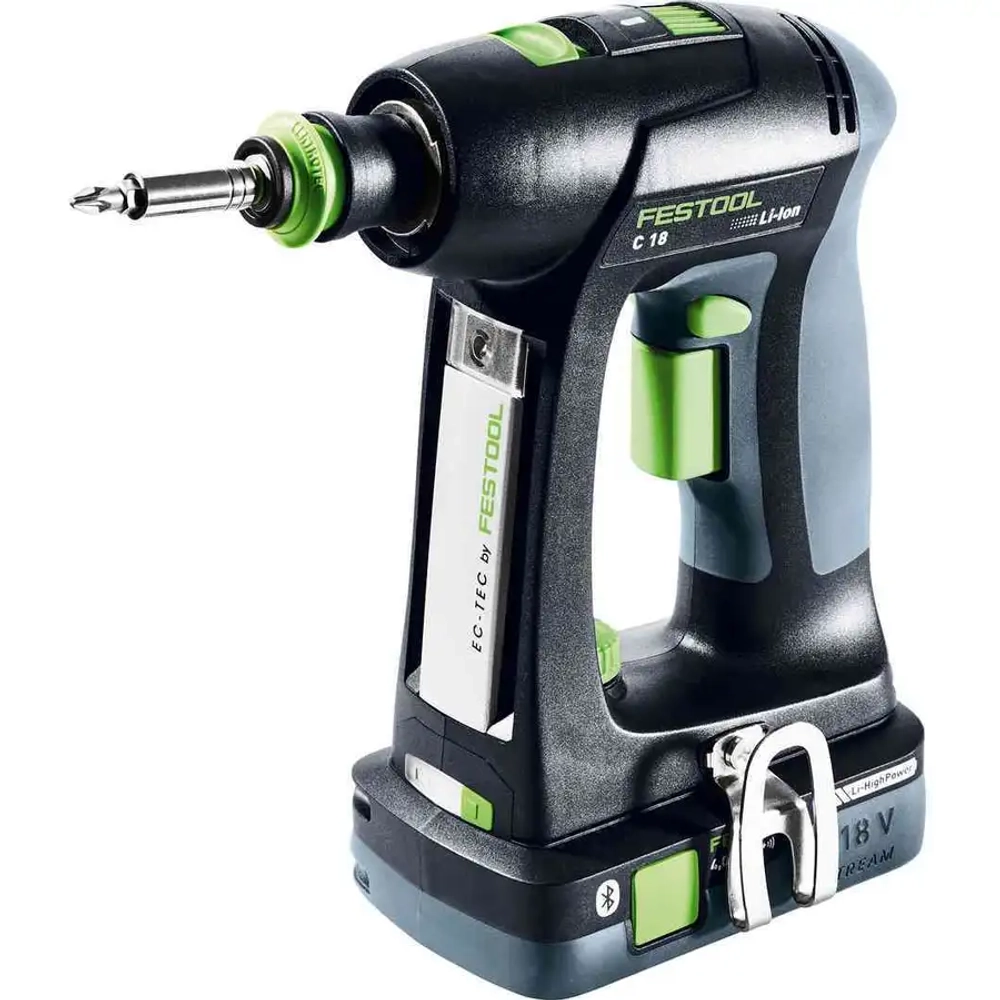 Аккумуляторная дрель-шуруповёрт C 18 HPC 4,0 I-Set FESTOOL 576442