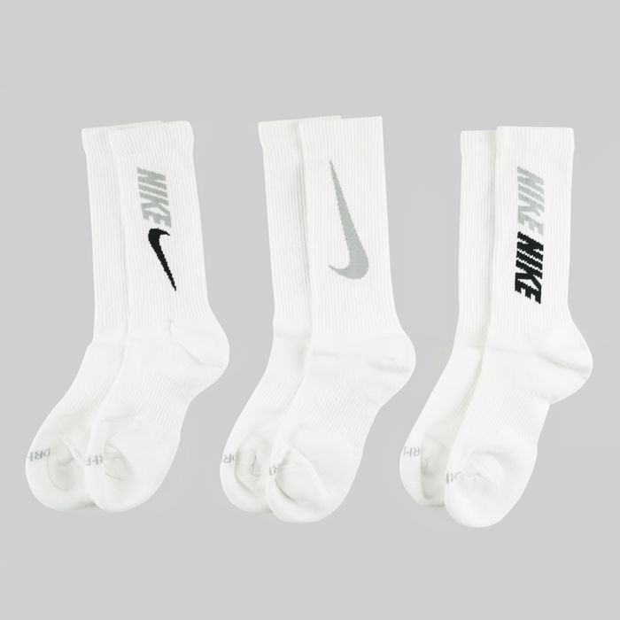 Носки Nike Everyday Plus Cushioned Training Crew 3PR артикул:DD1526-100 - купить в магазине Дайс