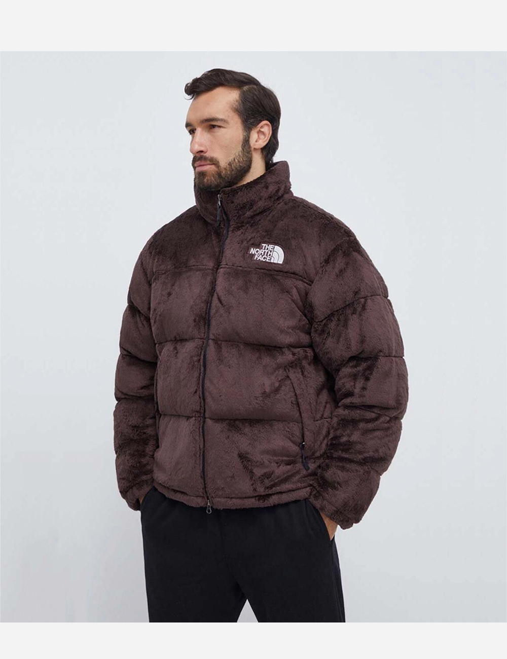The North Face Versa Velour Nuptse Brown Jacket (NF0A84F7-I0I)